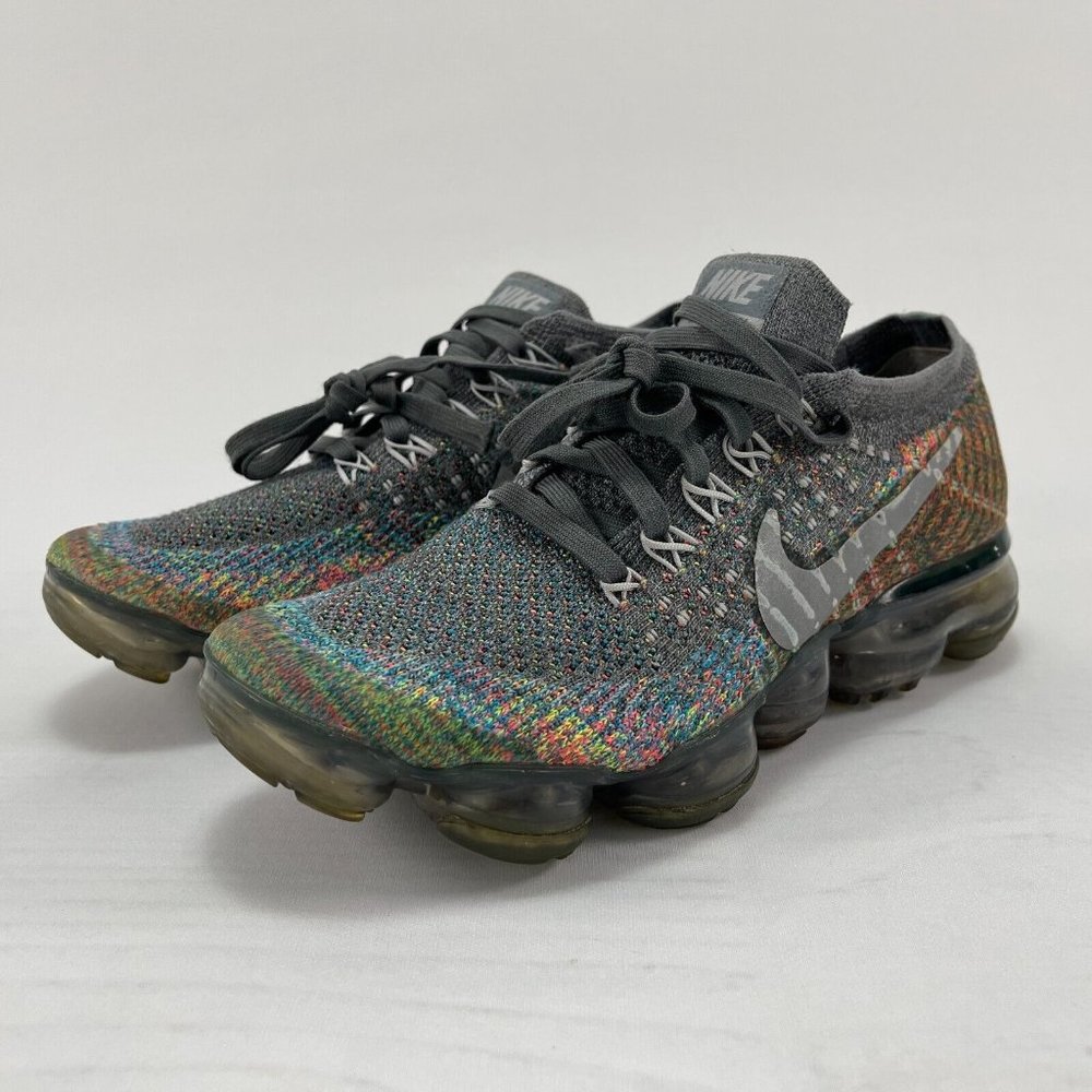 Nike Air Vapormax Flyknit Grey Multicolor Women's Size 6 849557-019